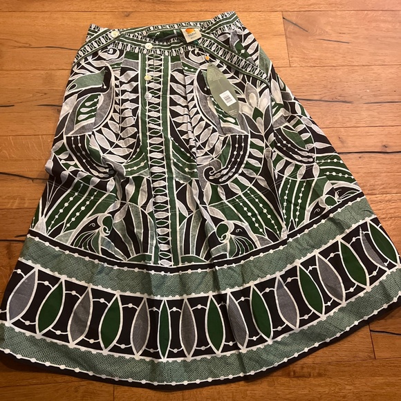 Farm Rio Black Lace Nature Maxi Skirt - Picture 2 of 2